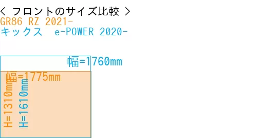 #GR86 RZ 2021- + キックス  e-POWER 2020-